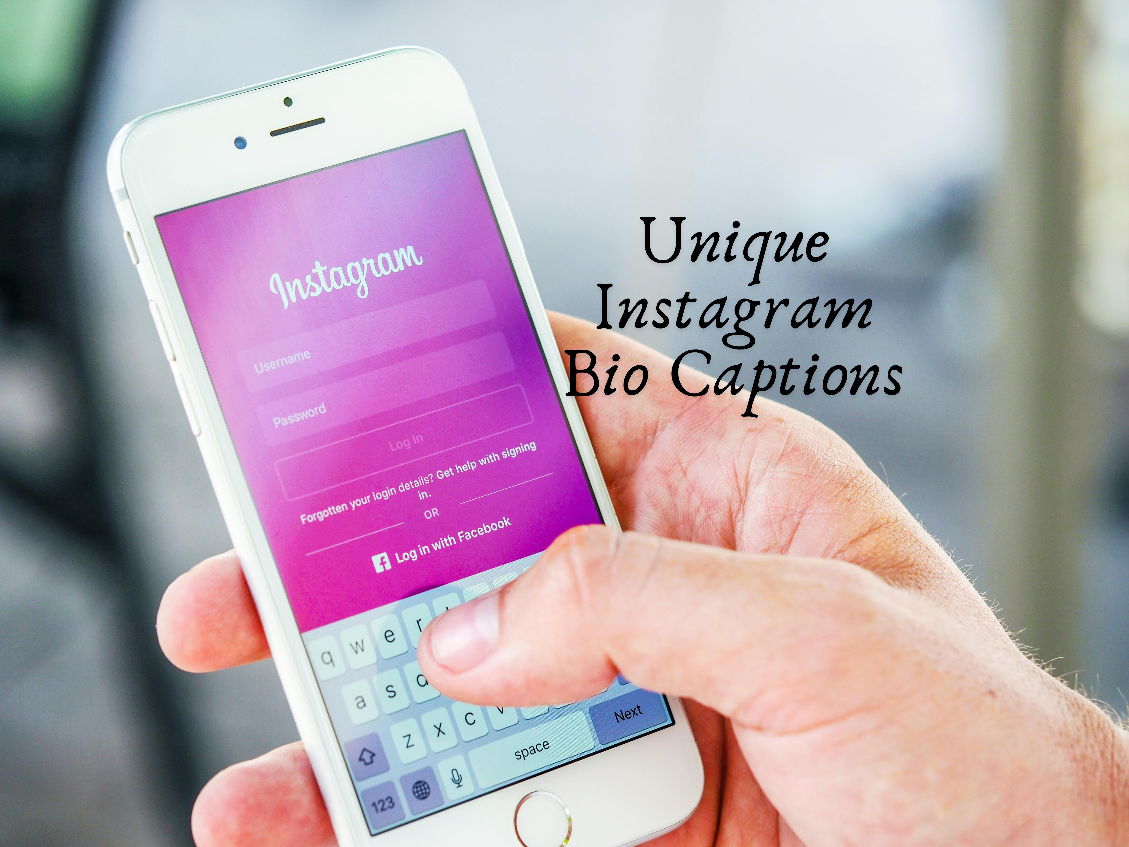 Unique Captions to Level Up Your Instagram Bio in 2024