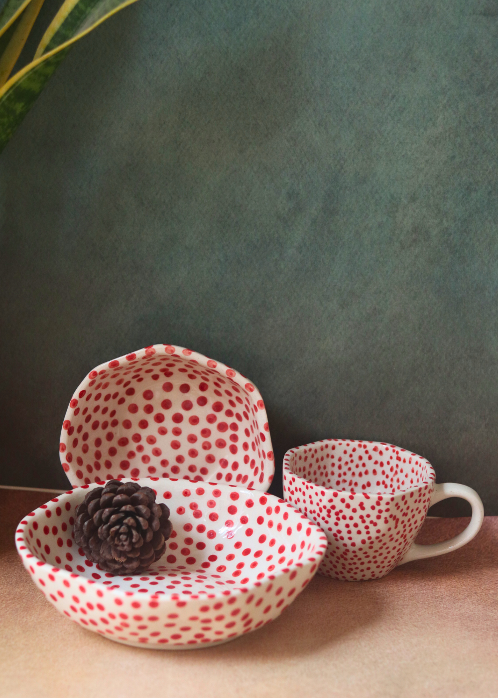 Dinnerware handmade ceramic bowls & mug