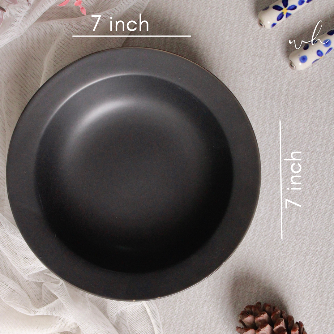 Matte Black Bowl
