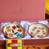 Brightday & Poppy Handmade Dessert plate Rakhi Gift box with premium quality material