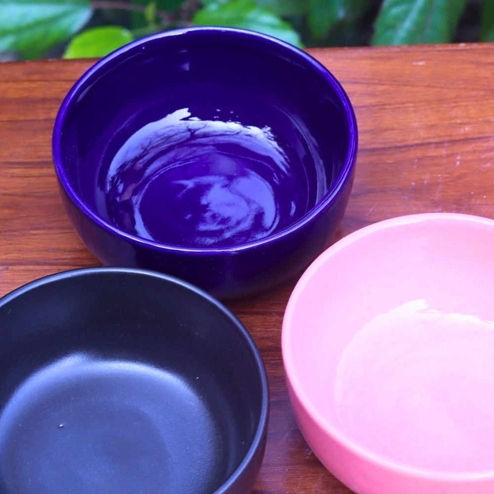 Set of 3 - Snack Bowl Combo made by ceramic