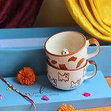 Dog & OG Cat Mug rakhi Gift Box with premium quality material