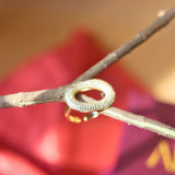 Serene Oval Ring - Gold handmade in india