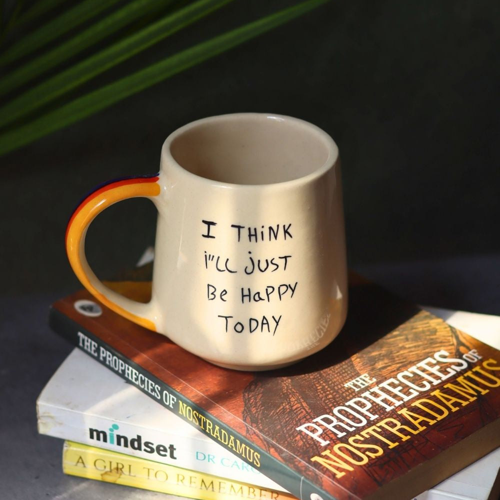 Happy Mug handmade in india