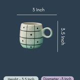 Black Polka Cuddle Mug // Cuddle Mugs