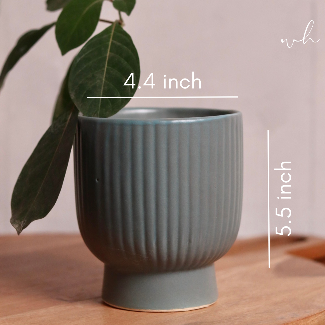 Grey Mushroom Planter