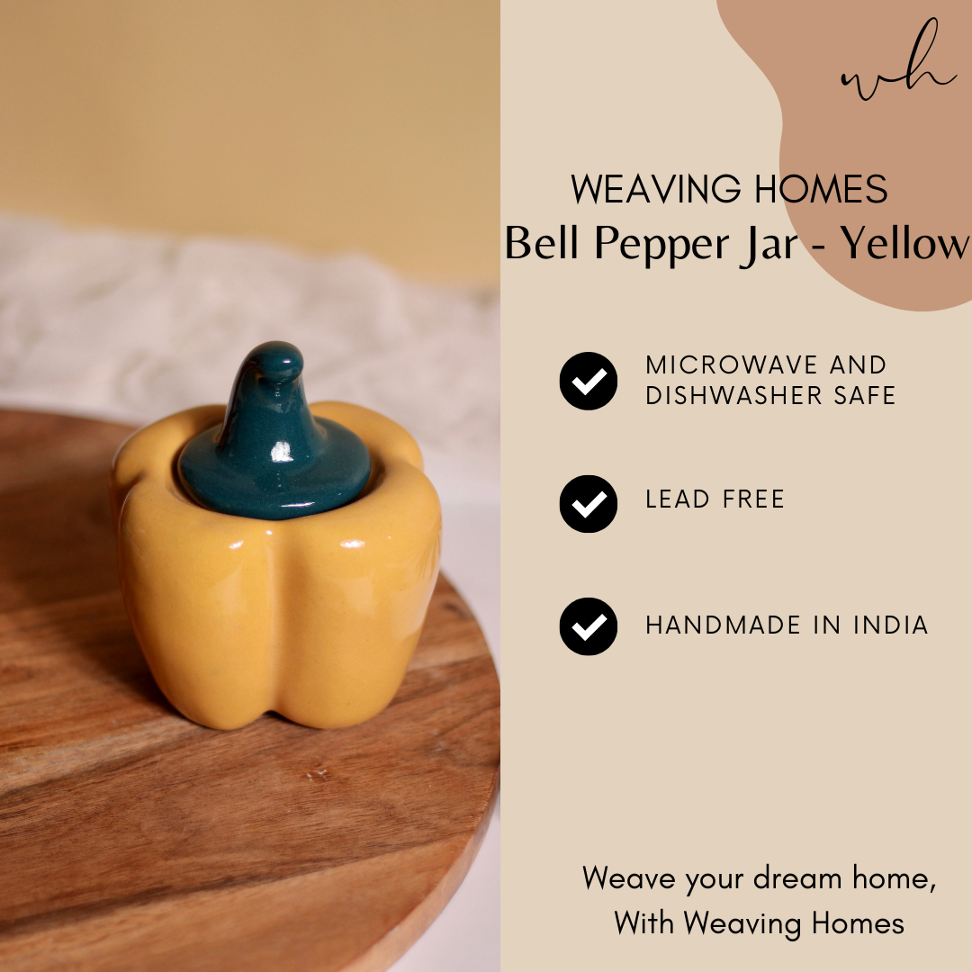 Bell Pepper Jar - Yellow