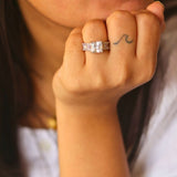 Waterproof Timeless Facet Ring