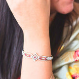 Anti tarnish Rosy Dream Bracelet
