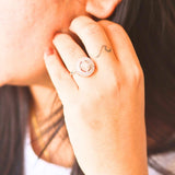 Timeless Halo Ring with premium quality material