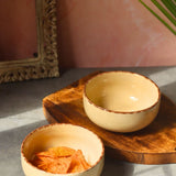 Ivory Ceramic Bowl - Set of 2 made by ceramic