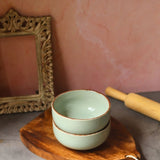 Mint Green Ceramic Bowl - Set of 2 with premium quality material
