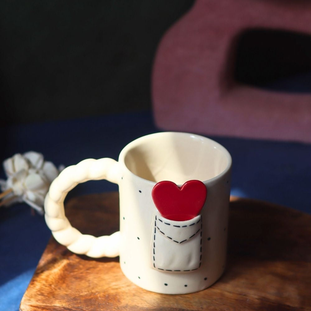 Love Letter Mug made by ceramic