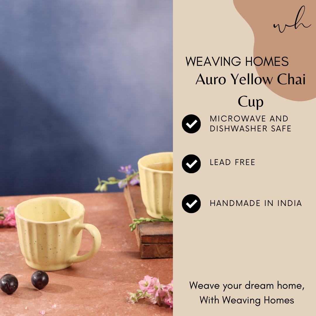 Auro Yellow Chai Cup