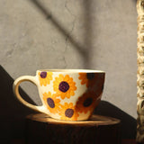 Sunshine Bloom Mug handmade in india