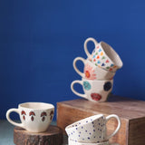 Set of 6 Brew & Bloom Mugs (for the price of 5) made by ceramic