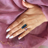 Studded Stone Ring handmade in India