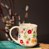 Floral Blossom Mug handmade in india