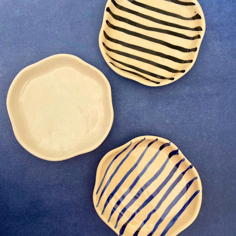 handmade dessert plates 