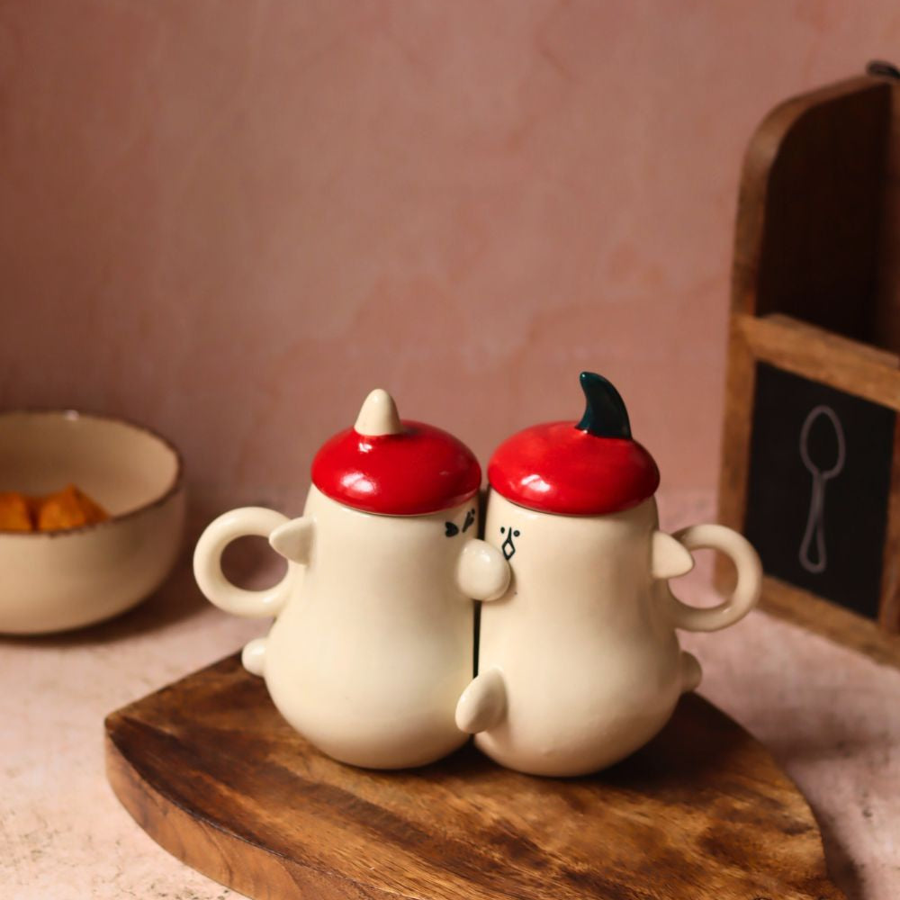 Handmade The cutest couple mug