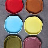 Set of 6 Neutral Handmade Dessert Plates (for the price of 5) handmade in India