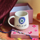handmade Nazar Na lage Rakhi gift box