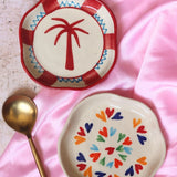 LoveisLove & Palm Handmade Dessert plate with premium quality material