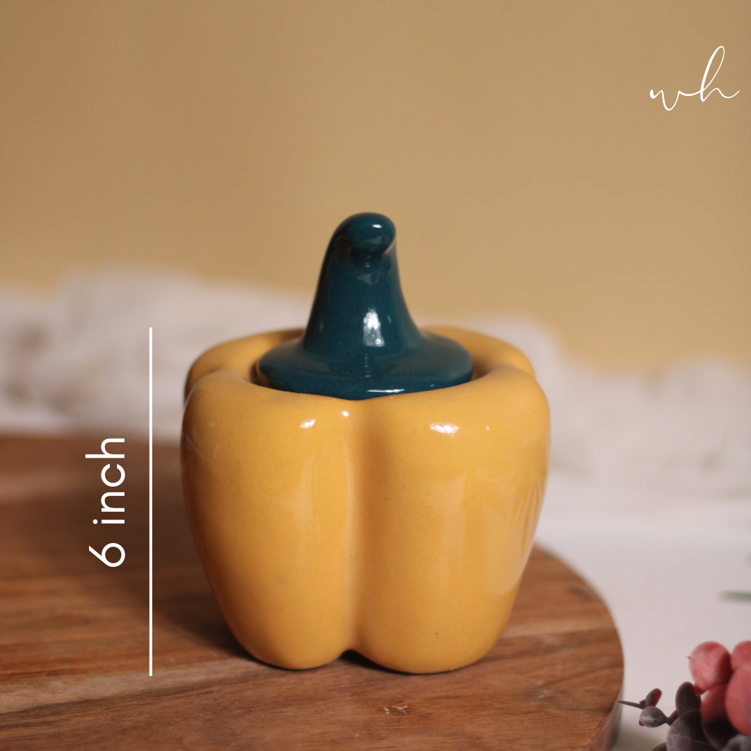 Bell Pepper Jar - Yellow