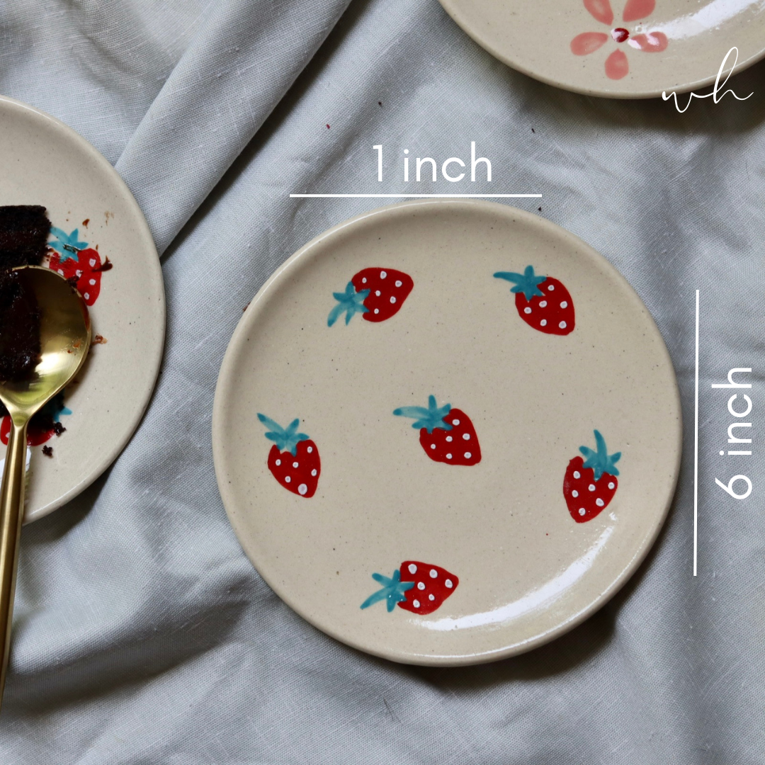 Strawberry - Dessert Plates