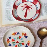 Handmade LoveisLove & Palm Handmade Dessert plate