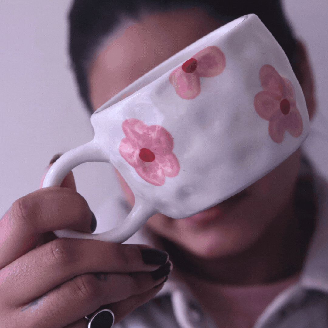 Floral Bliss Mug For your morning coffee