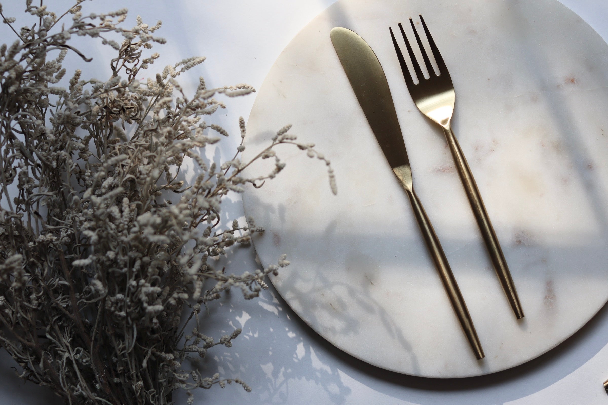 gold knife & fork set of 2, combo