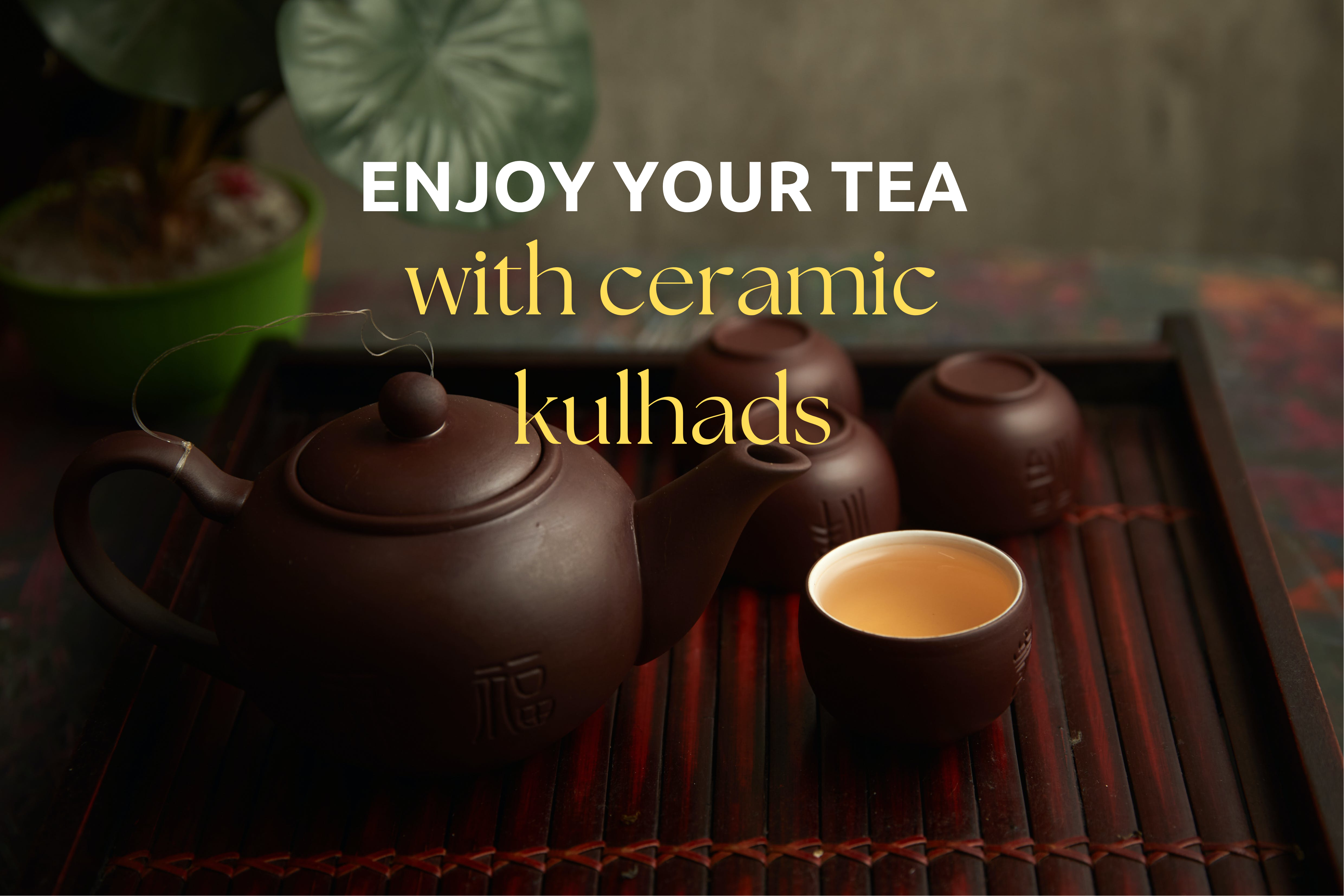 Elevating Your Tea Experience with Handcrafted Ceramic Kulhads