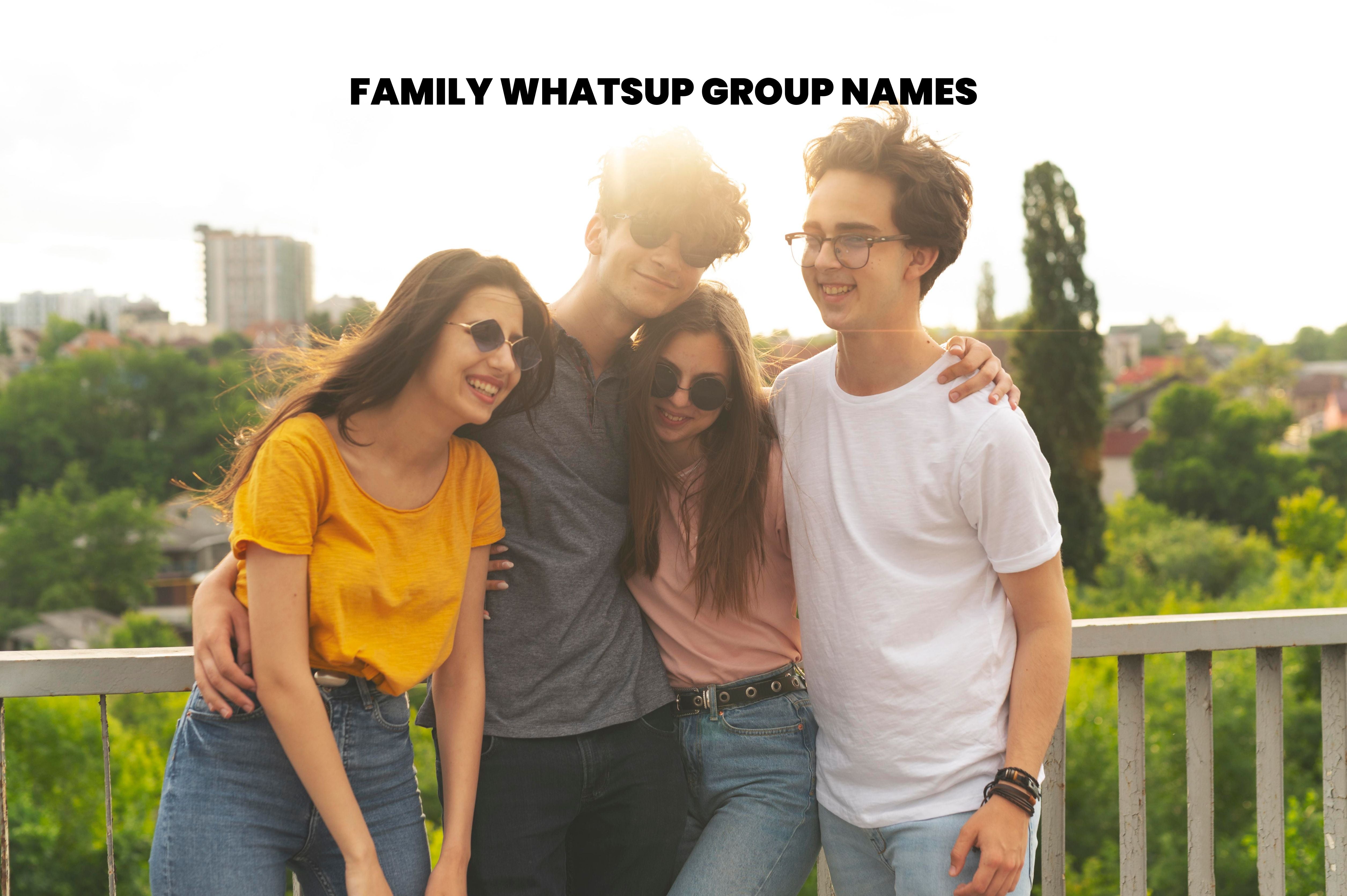 Fun and Creative Family WhatsApp Group Name Ideas