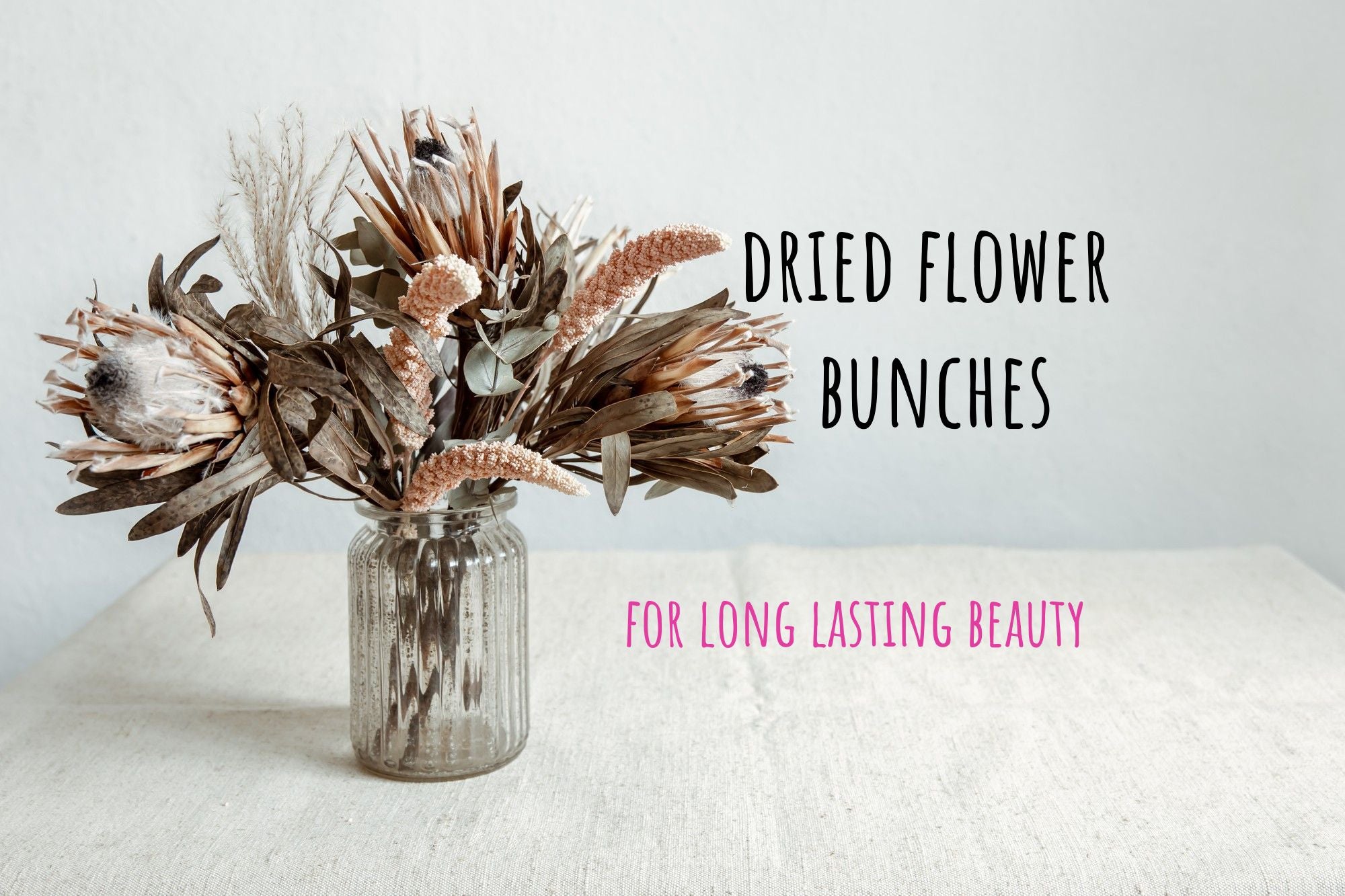Dried Flowers Bunches: A Sustainable and Beautiful Choice