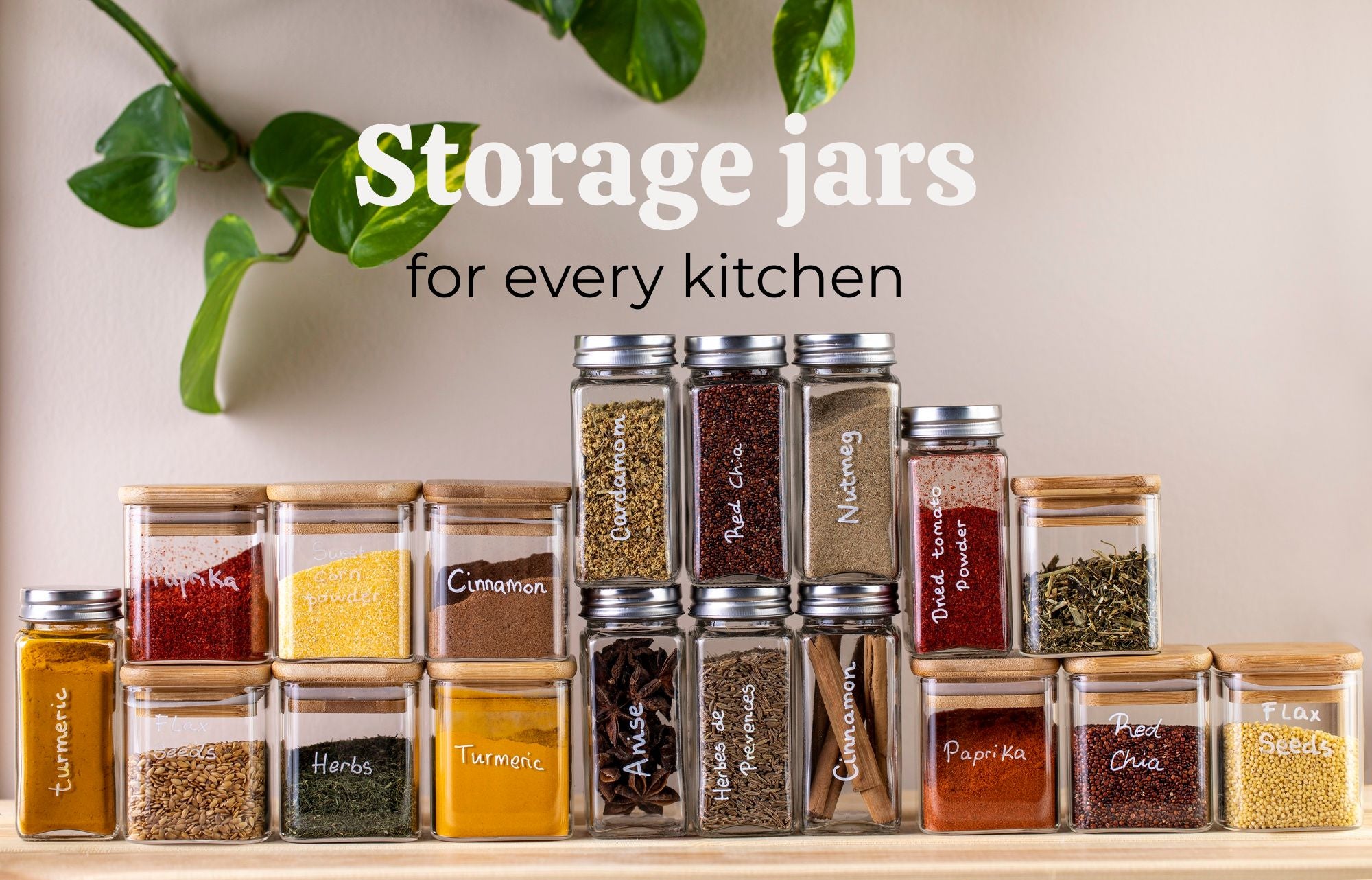 Decorative Kitchen Storage Jars: Adding Style to Functionality