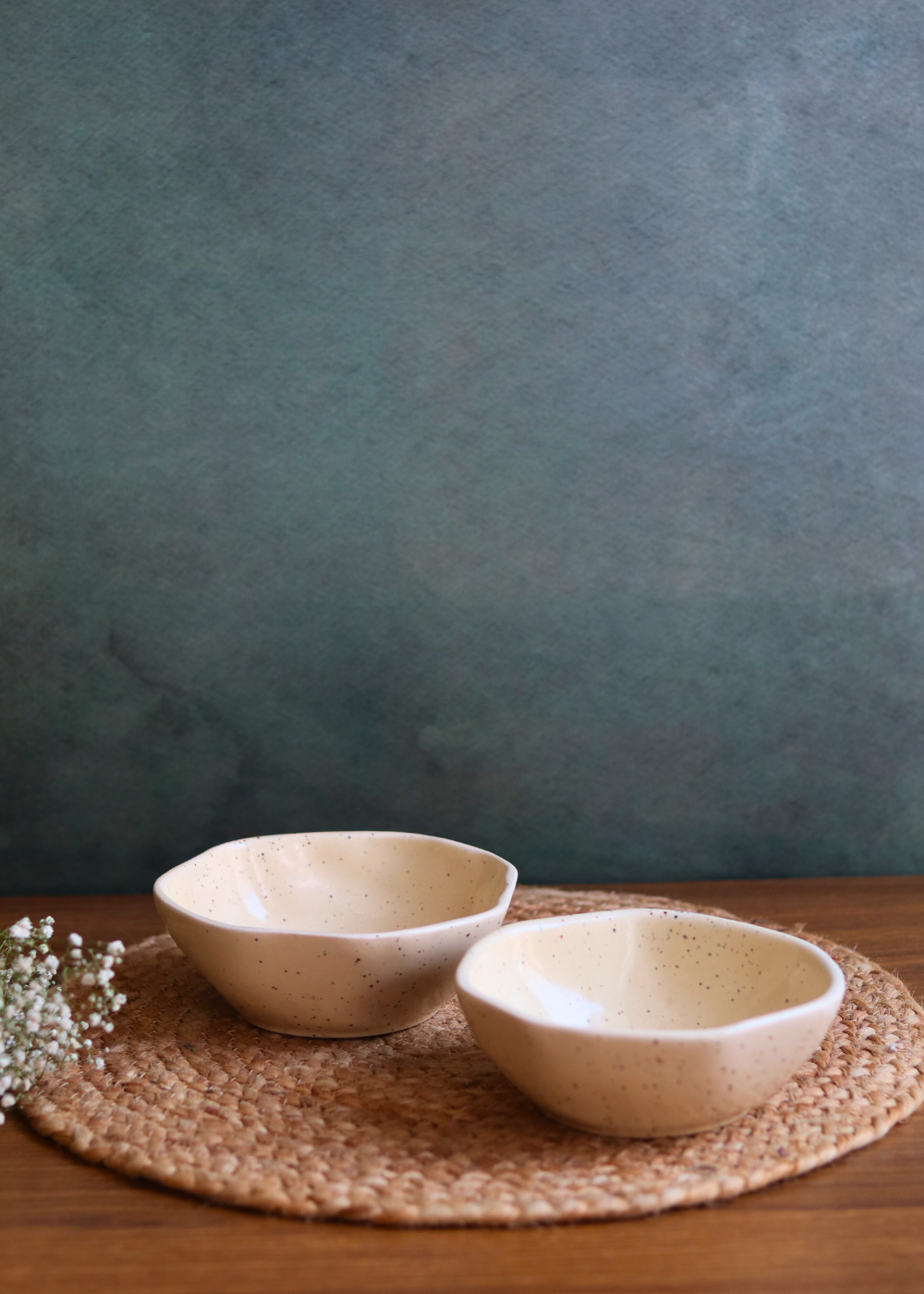 handmade basic creamy bowl 