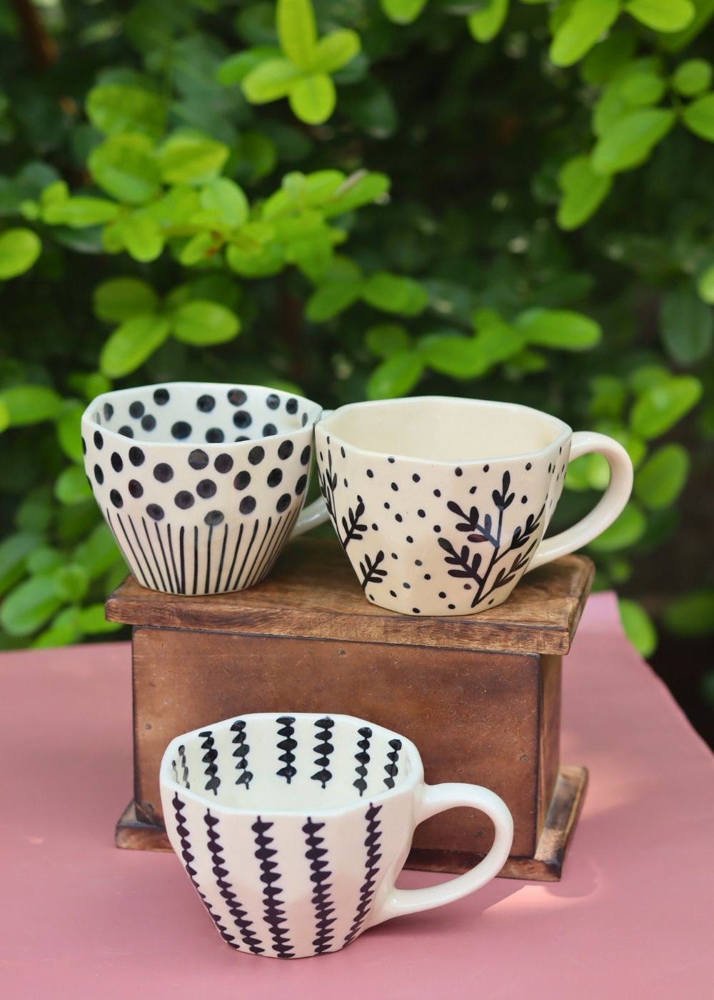 Set of 3 - Cheers to Coffee Mugs with premium quality material