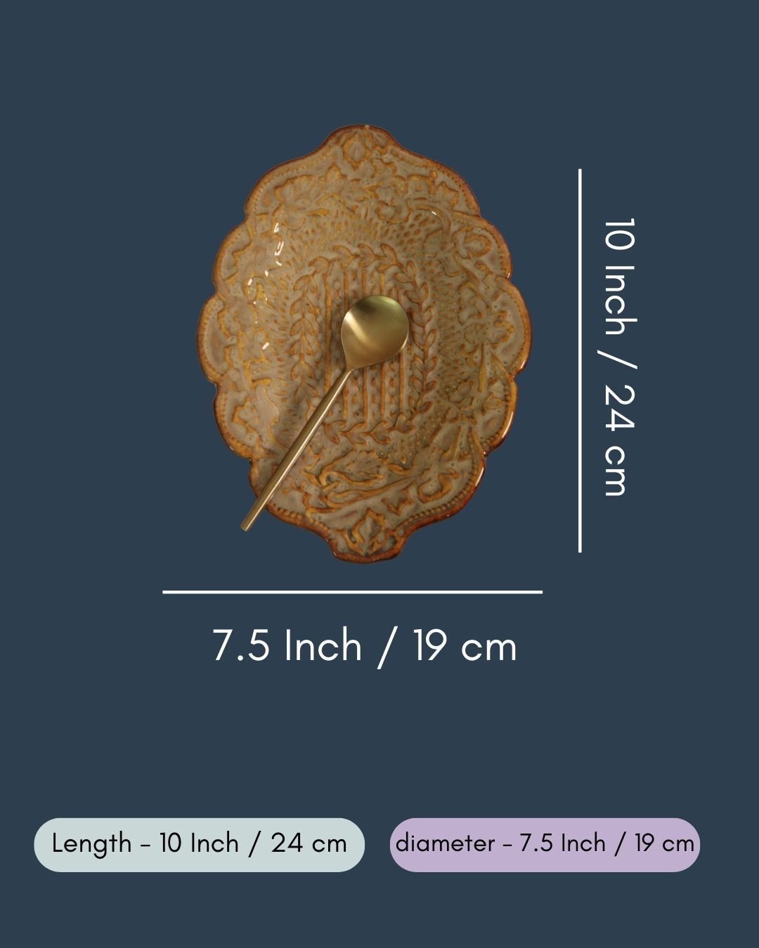 Textured Cream Platter