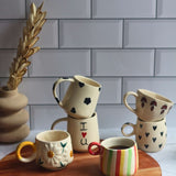 set of 6 essential mugs handmade in india 