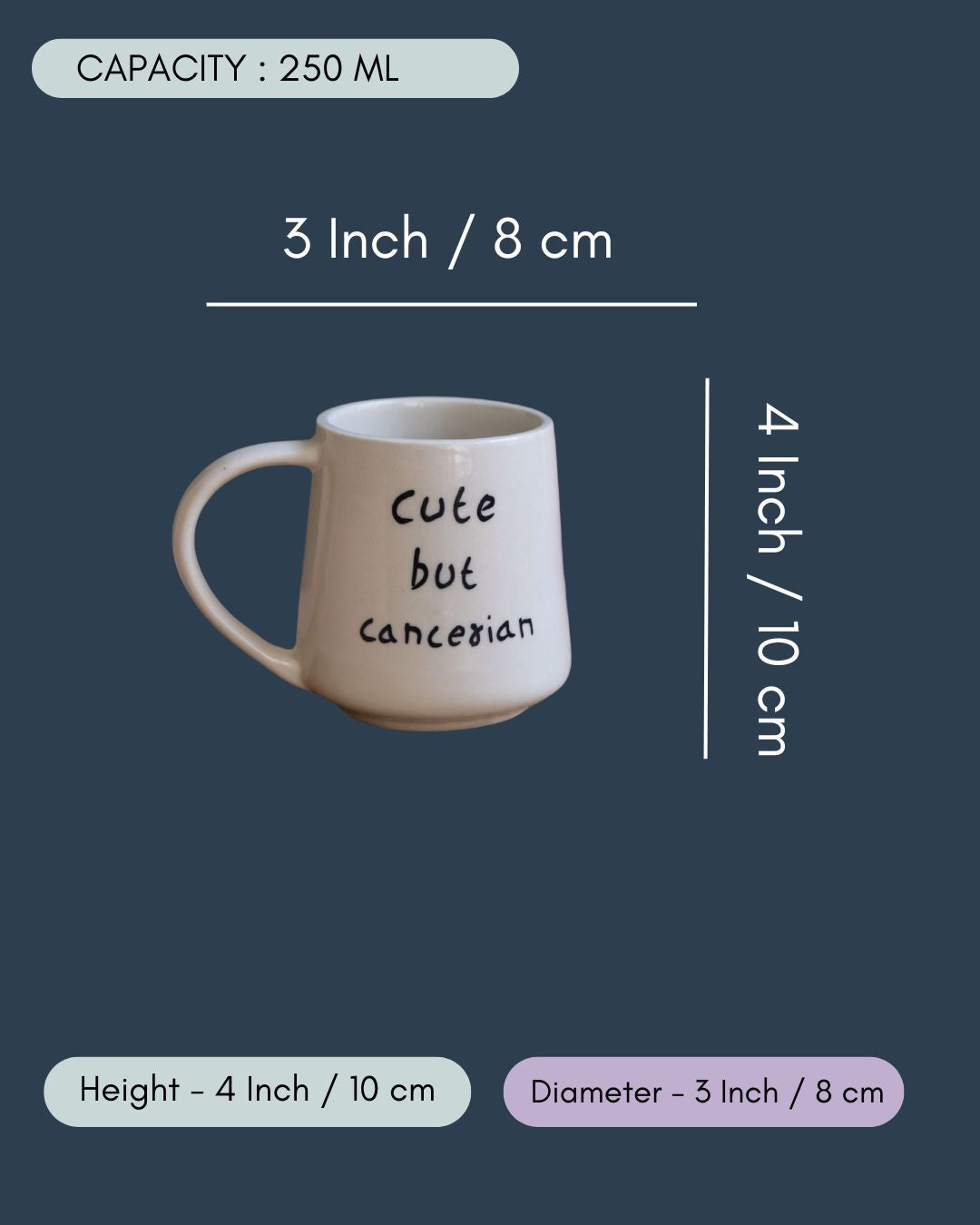 Cute But Cancerian Mug in a gift Box