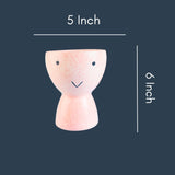 Smiley face Vase with all Measurements