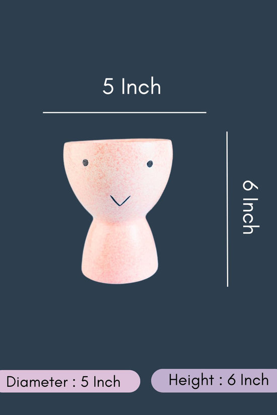 Smiley face Vase with all Measurements
