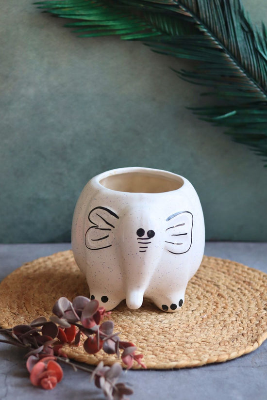 Handmade Hello Ele Planter