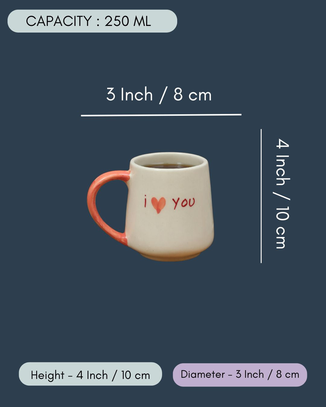 I heart you mug in a Gift Box