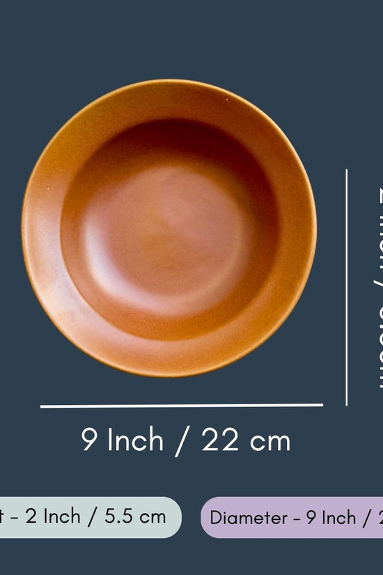 Rust Pasta Plate