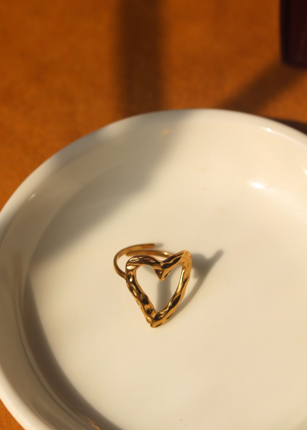Waterproof Heartbeat Adjustable Ring
