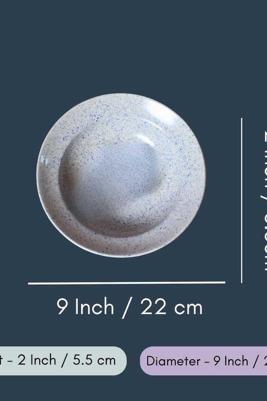 Speckled Pasta Plate