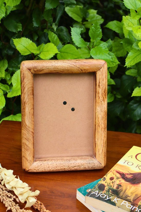 Handmade rounded wooden frame