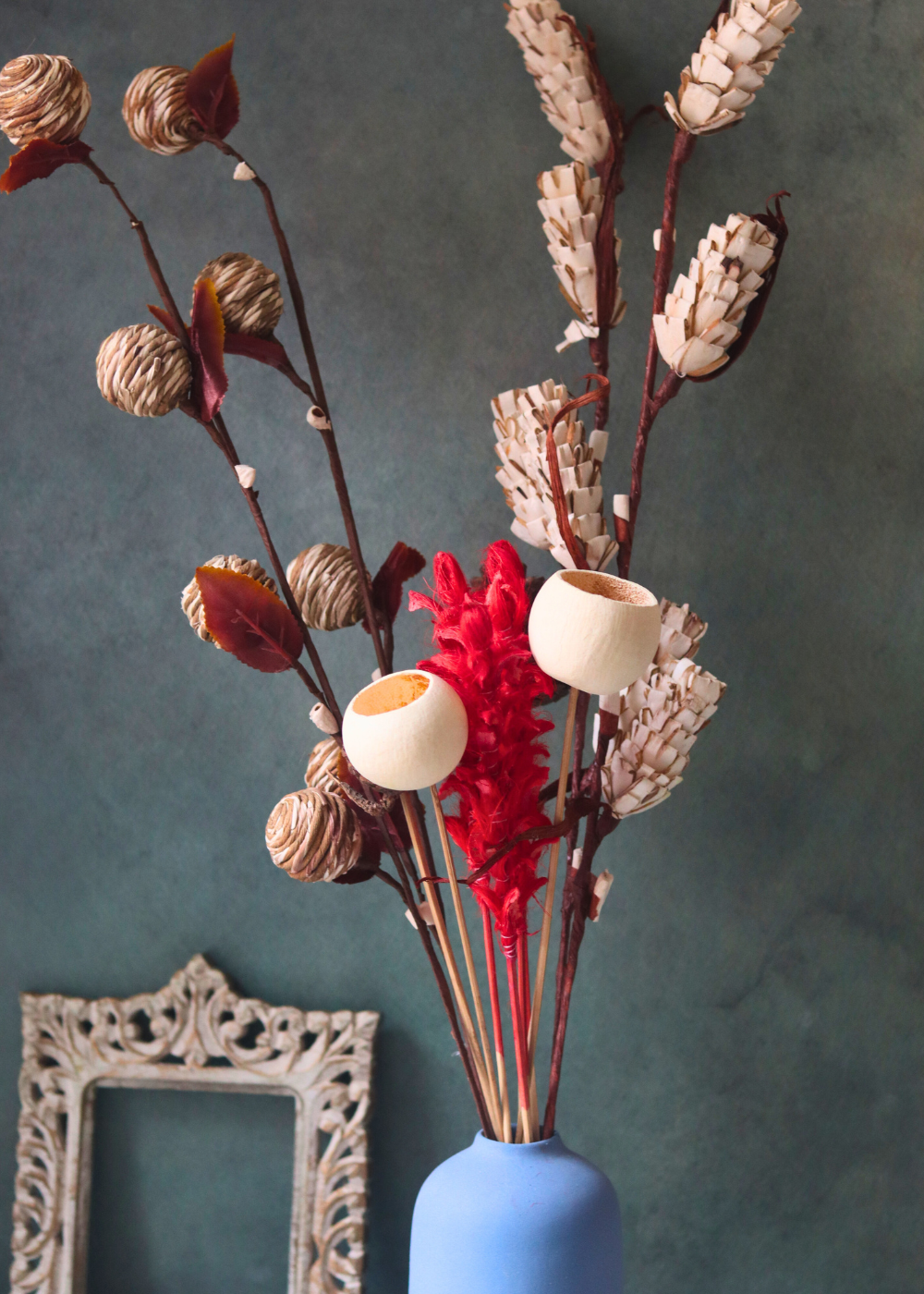 Different flower bunch dried 
